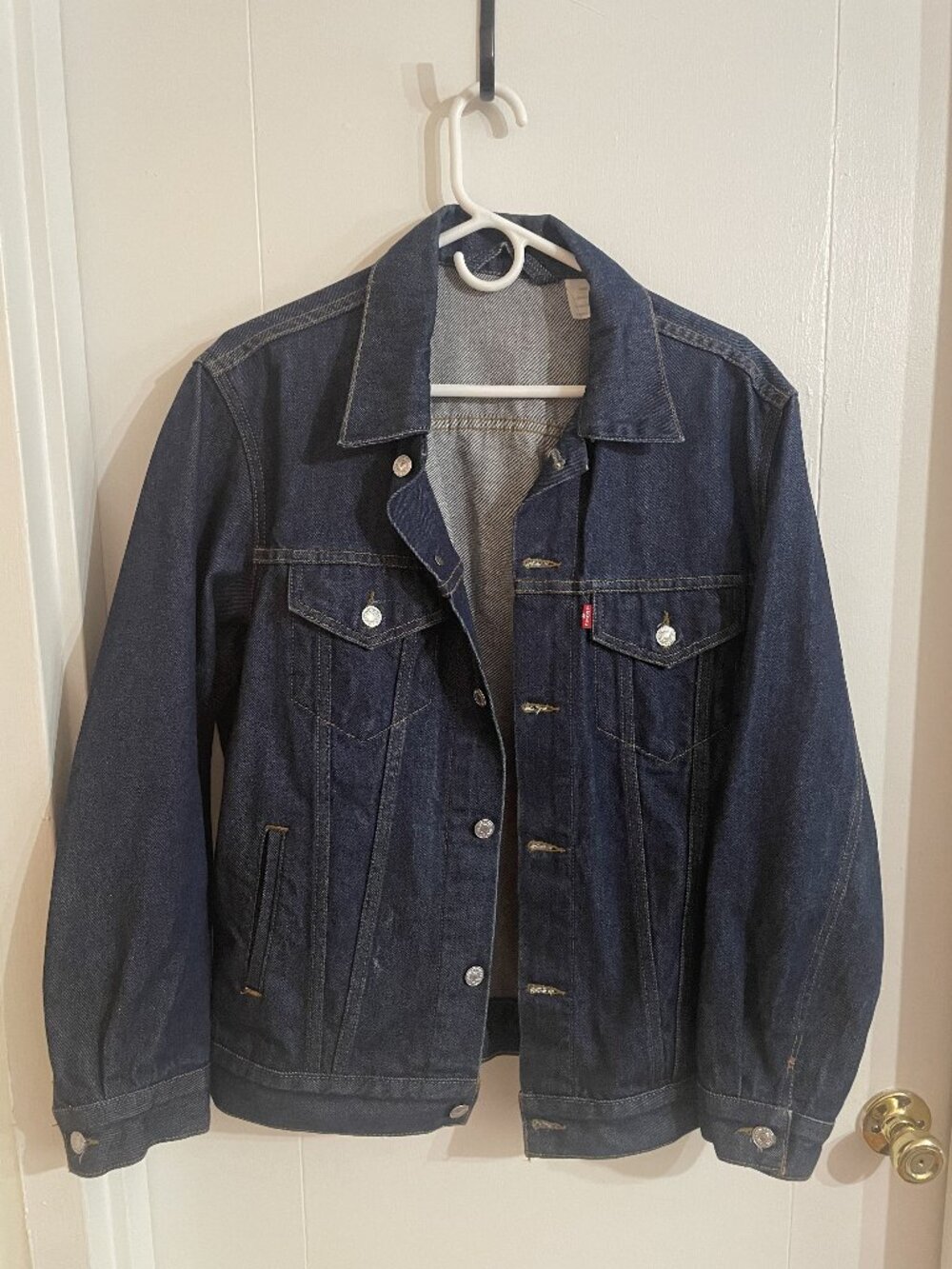 Levi's Denim Jean Jacket - Women's Large - Dark Wash
